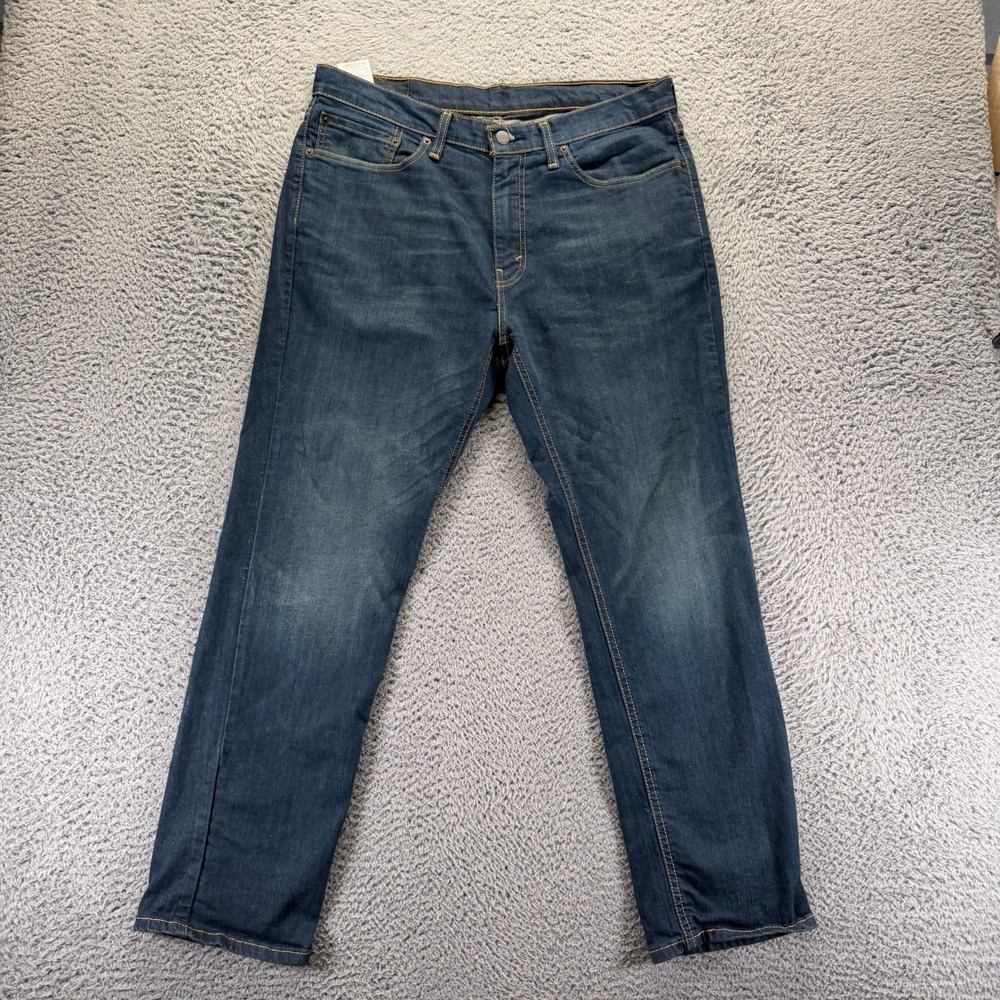 Levi's 541 Jeans Mens 34x30 Blue Cotton Denim Straight Workwear Faded‎ Stretch